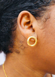 Round Modern earrings