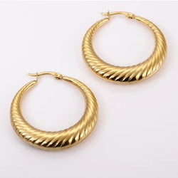 Hollow large hoops